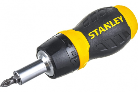 Купить Отвертка STANLEY MULTIBIT RATCHET STUBBY с 6-тью вставками     0-66-358 фото №5