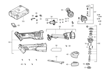 Купить УШМ Milwaukee M18 FSAG125XB-0X FUEL аккумуляторная   4933478429 фото №6